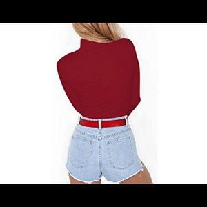 Sweaters - Turtleneck Onesie Bodysuit Sweaters - Turtleneck Onesie Bodysuit